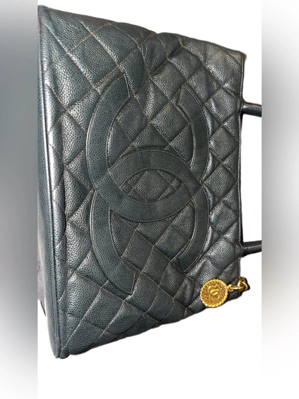 CHANEL Caviar Medallion Tote